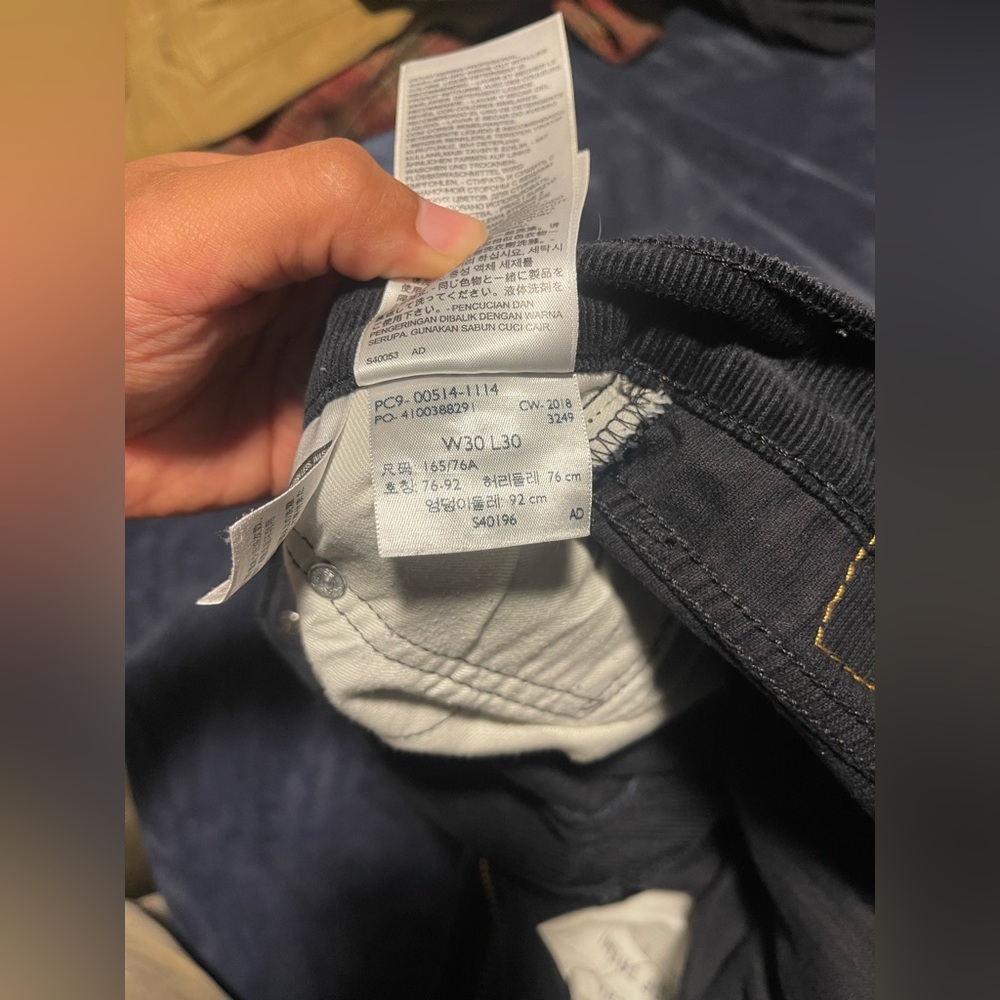 Men's Levi’s cordoruy jeans